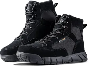 FREE SOLDIER Waterproof Hiking Work Boots Men's Tactical Boots 6 Inches Lightweight Military Boots Breathable Desert Boots