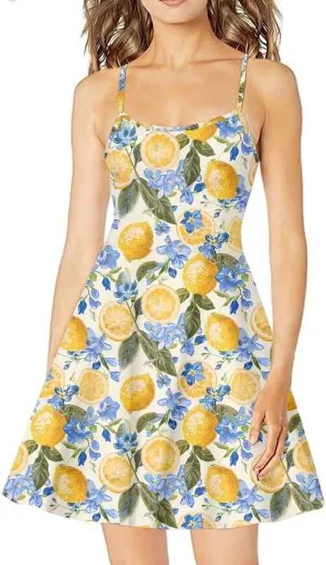 Galaxy Peacock Feather Women's Sleeveless Dresses Aztec Tribal Summer Midi Dress Boho Mandala Spaghetti Strap Dress