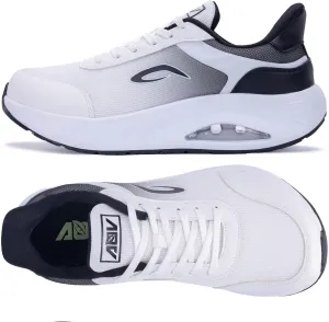 GANNOU Wide Toe Box Shoes for Men Arch Support Walking Shoes Plantar Fasciitis Orthotic Tennis Sneakers