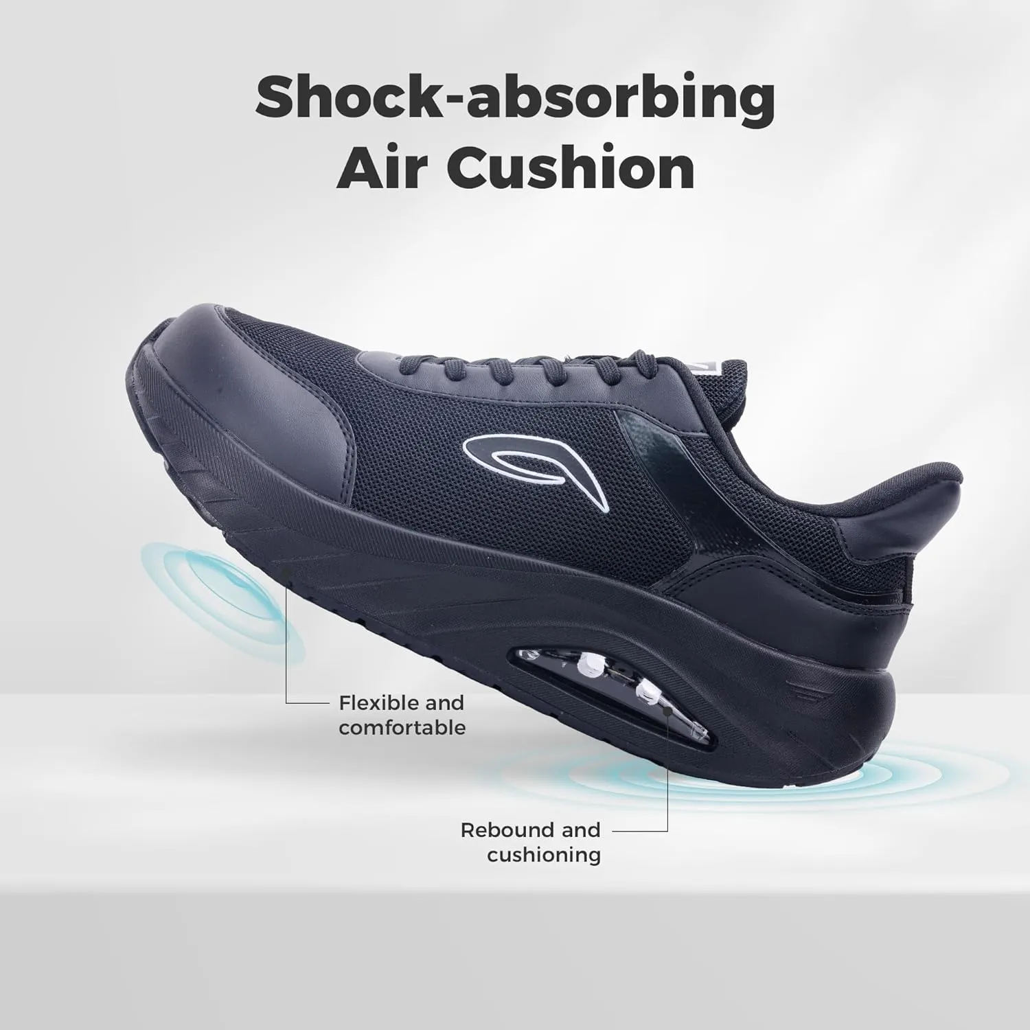 GANNOU Wide Toe Box Shoes for Men Arch Support Walking Shoes Plantar Fasciitis Orthotic Tennis Sneakers
