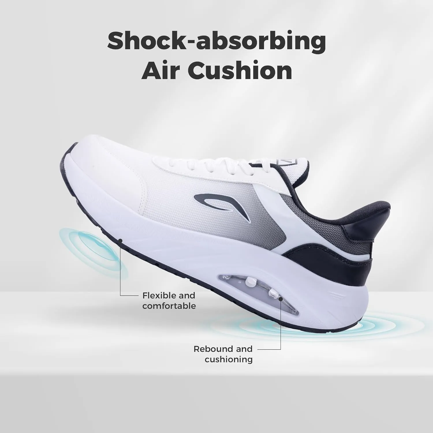 GANNOU Wide Toe Box Shoes for Men Arch Support Walking Shoes Plantar Fasciitis Orthotic Tennis Sneakers