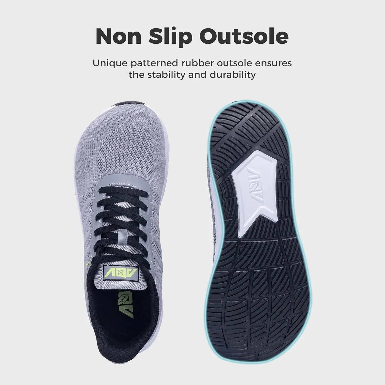 GANNOU Wide Toe Box Shoes for Men Arch Support Walking Shoes Plantar Fasciitis Orthotic Tennis Sneakers