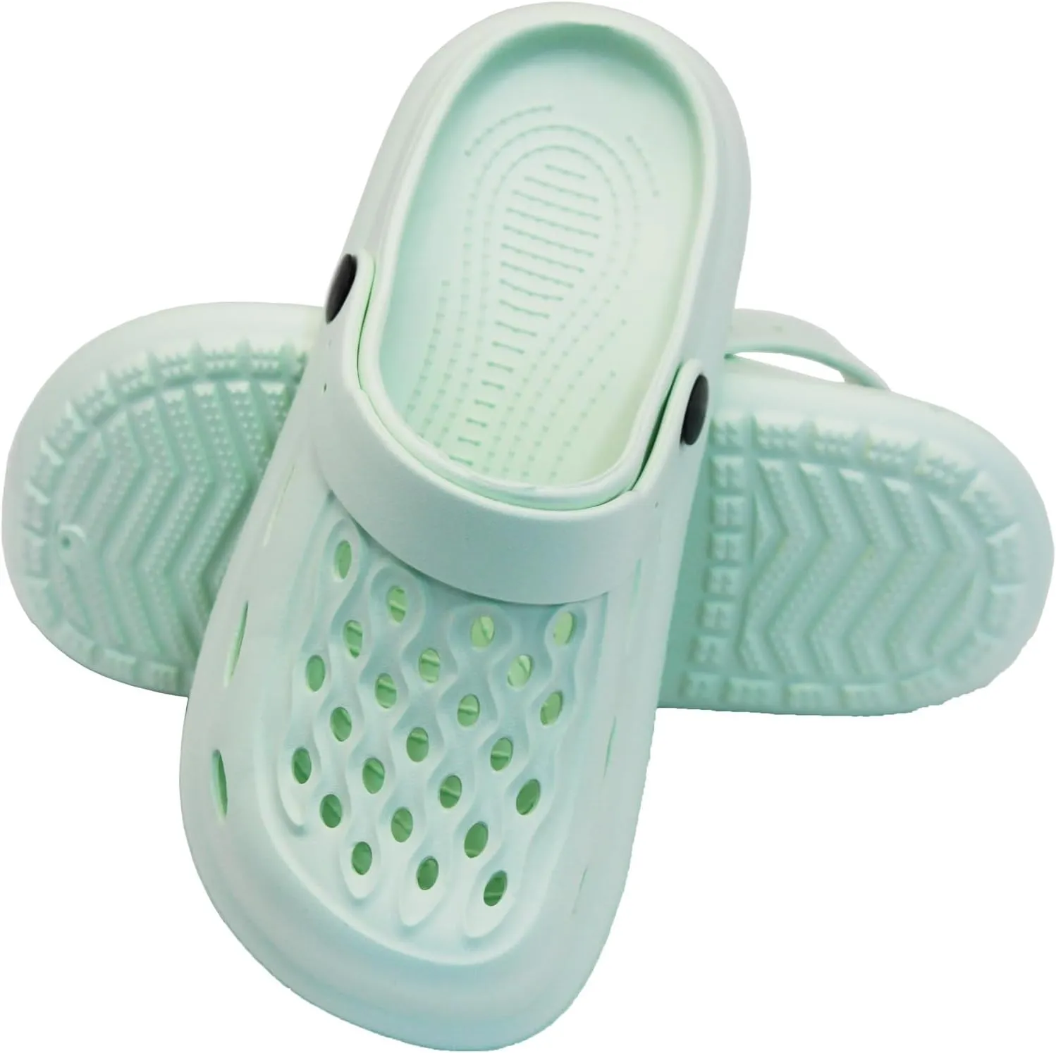 Garden Clogs for Women and Men, Slip On Mules Sandals Classic Slippers Outside Home Casual Wear Non-Slip Air Cushion Thick Bottom Sliders Shoes