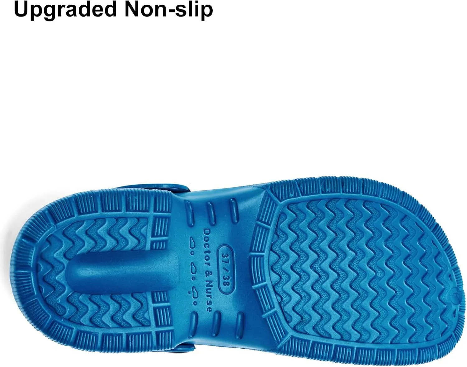 Gentle Arch Support Work Clogs Breathable Non Slip Shoes for Chef Nurse Garden Comfortable, Slip-on Lightweight Bistro Mules