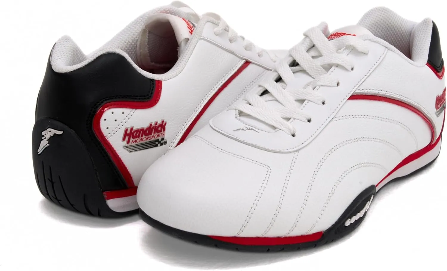 Goodyear Mens Ori Racer Sneakers – Hendrick Motorsports Low-Top Lace Up Performance Sneakers, Leather & Mesh Lining