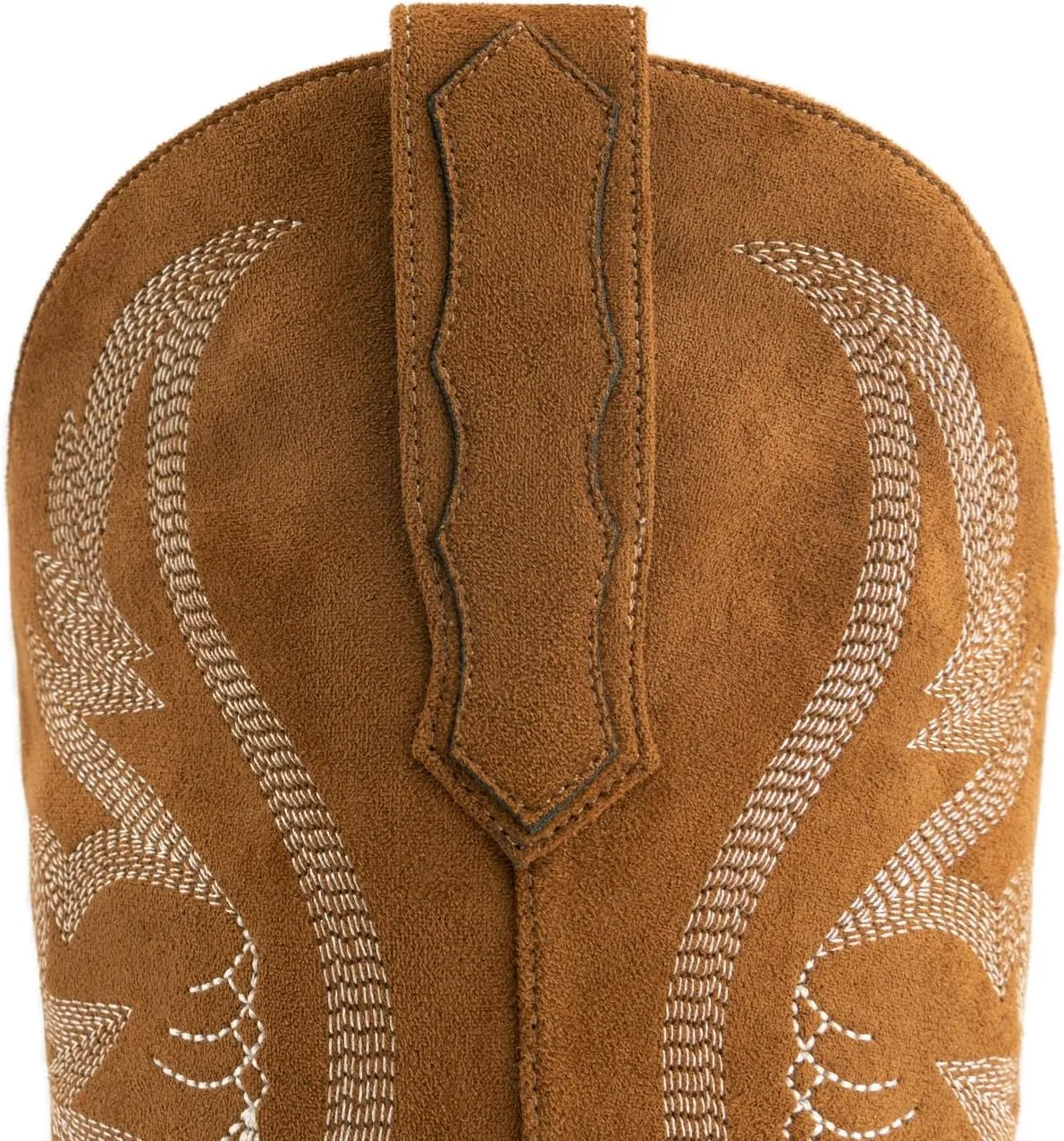 GORBINETI Women Pink Cowboy Boots Mid Calf Cowgirl Boots Sky Blue Western Boots Embroidered Suede Pull On Almond Toe Chunky Heel