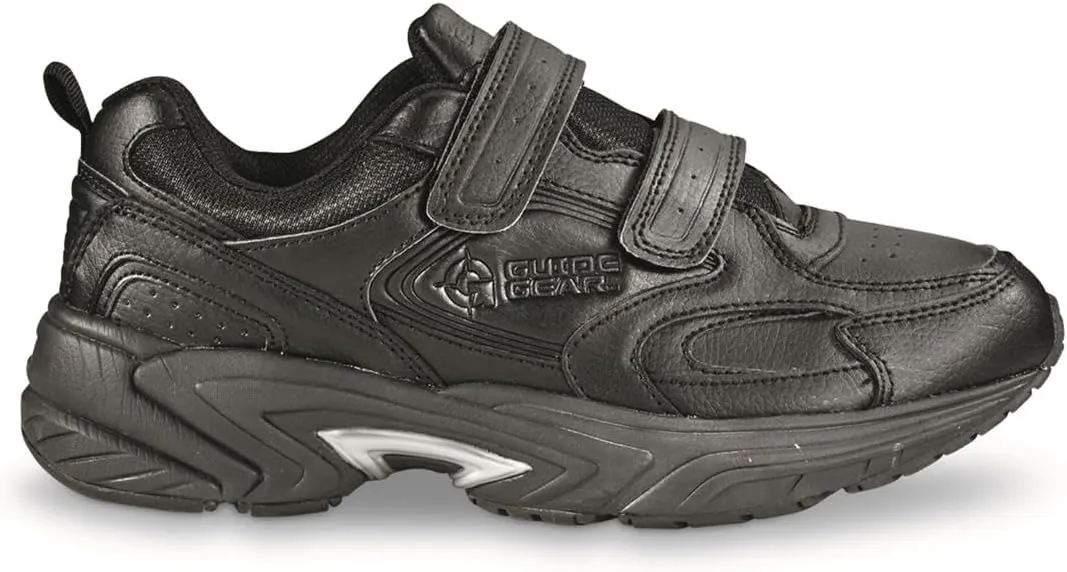 Guide Gear Walking Shoes for Men Hook-and-Loop, Comfortable Shoes for Work, Casual, Working