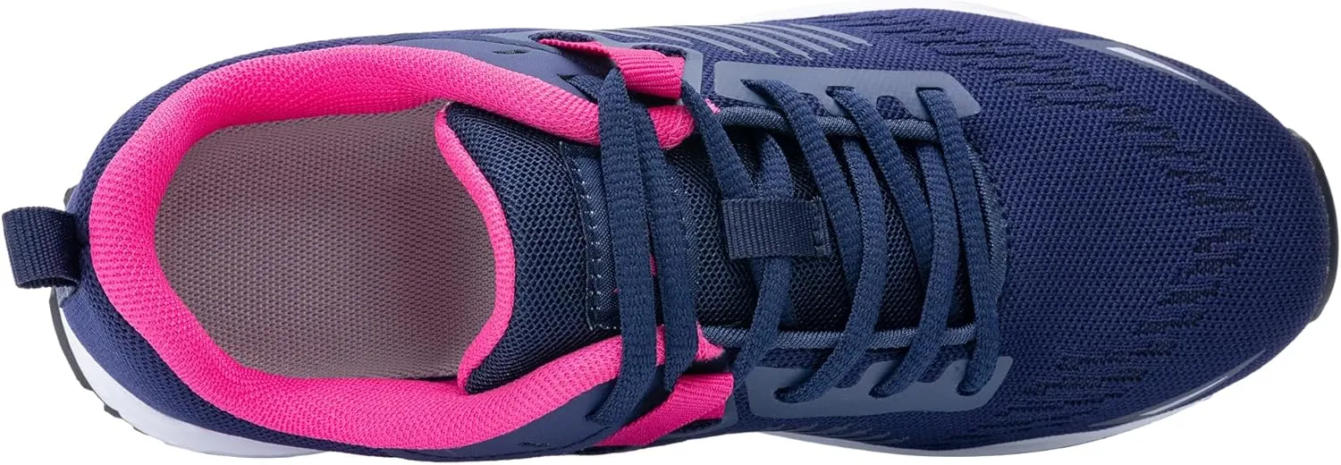 Gyeice Women's Air Walking Shoes Arch Support Orthotic Breathable Tennis Sneakers for Plantar Fasciitis Pain Relief US 5.5-11