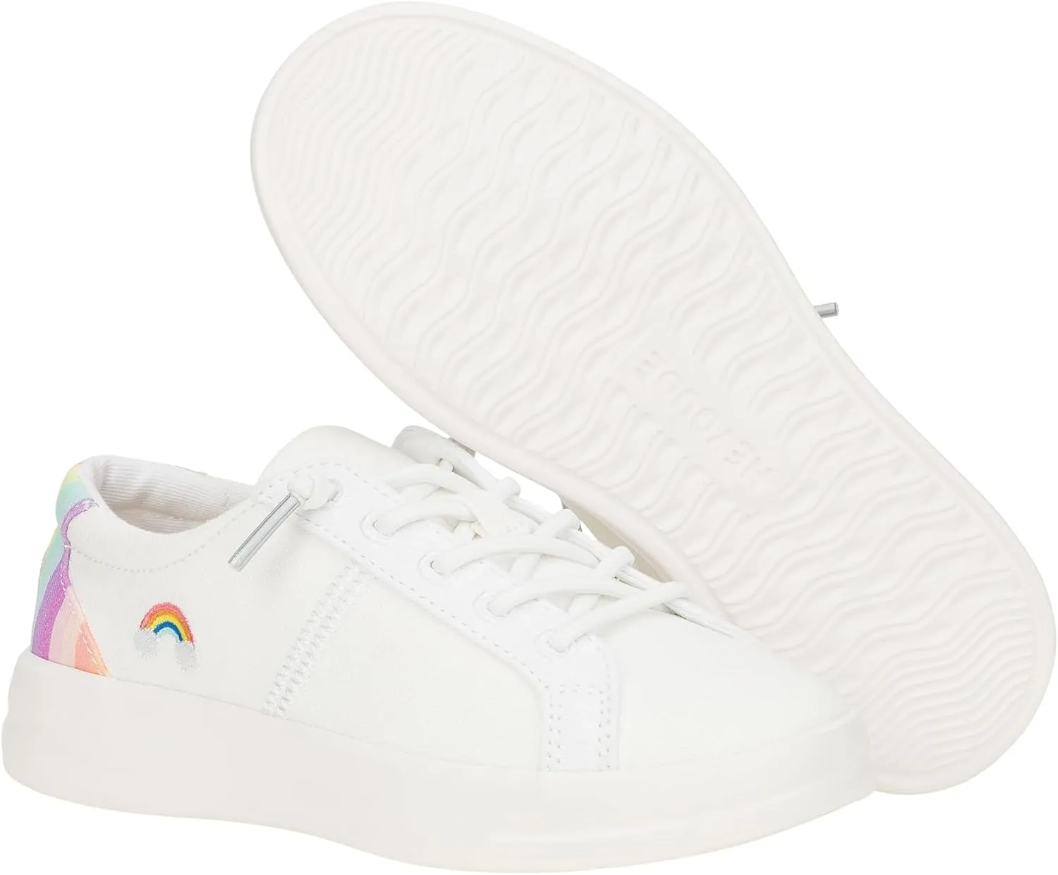 Hey Dude Kids Karina Sparkle (Little Kid/Big Kid) - Sneakers for Kids - Canvas Upper - Cotton Lining