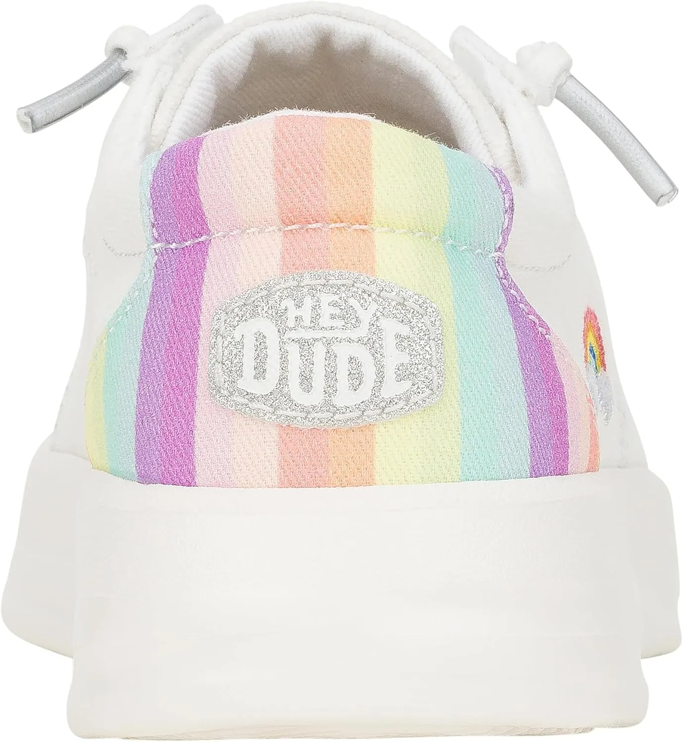 Hey Dude Kids Karina Sparkle (Little Kid/Big Kid) - Sneakers for Kids - Canvas Upper - Cotton Lining