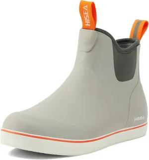 HISEA Women's Ankle Rain Boots, Rubber Fishing Deck Boots, Garden Boots for Women Waterproof