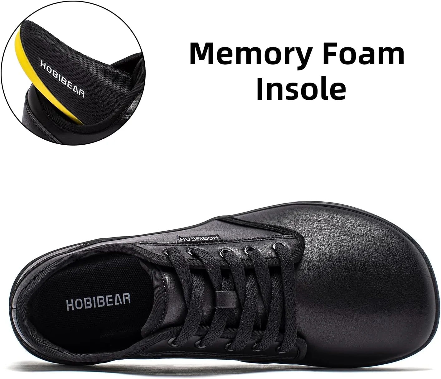 HOBIBEAR Unisex Wide Barefoot Shoes for Mens Womens Minimalist Zero Drop Shoes Sneakers