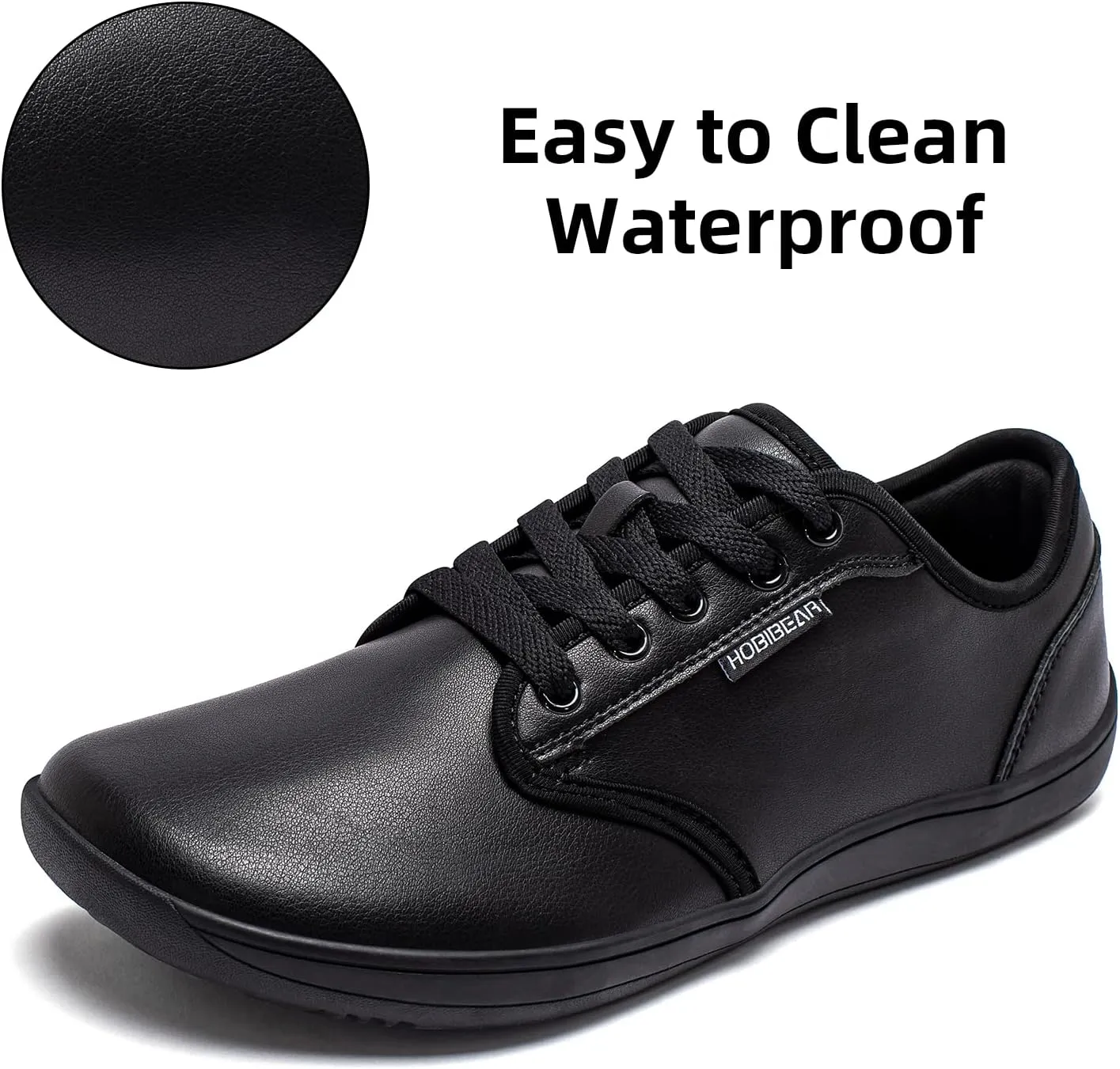 HOBIBEAR Unisex Wide Barefoot Shoes for Mens Womens Minimalist Zero Drop Shoes Sneakers