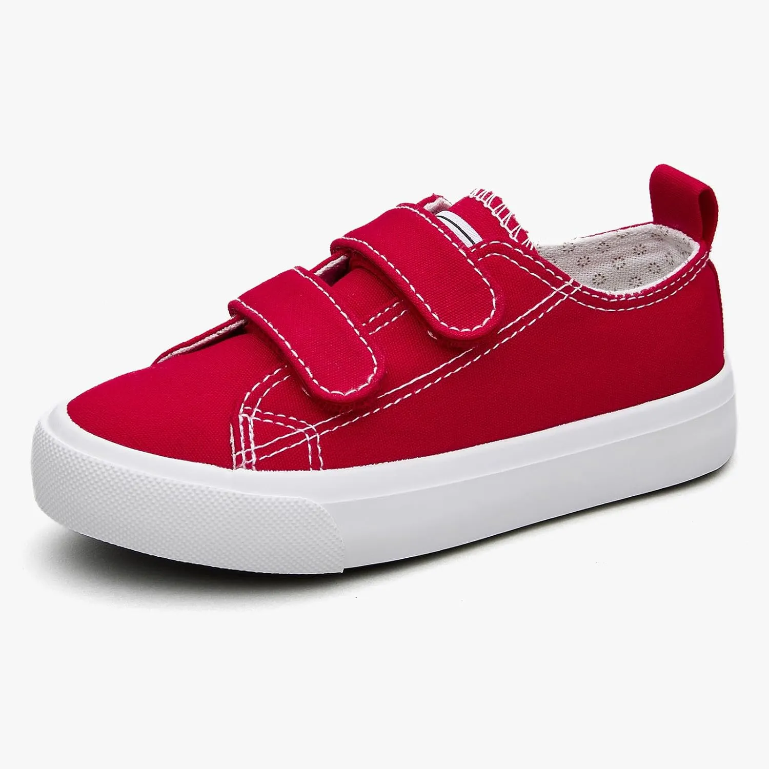 Hook Loop Canvas Sneakers for Girls and Boys Soft Fashion Shoes