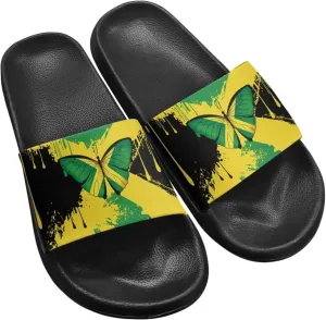 House Slippers Women Mens Comfortable Cloud Sandals Indoor Outdoor Eva Foam Foot Slip On Spa Shower Shoes Size 5-12.5 Black Sole