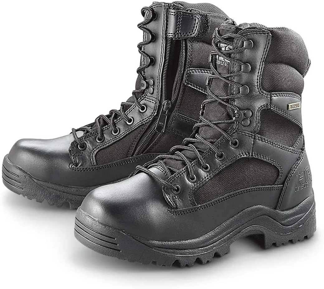 HQ ISSUE Men's Waterproof Classic 8" Side Zip Desert Tactical Boots