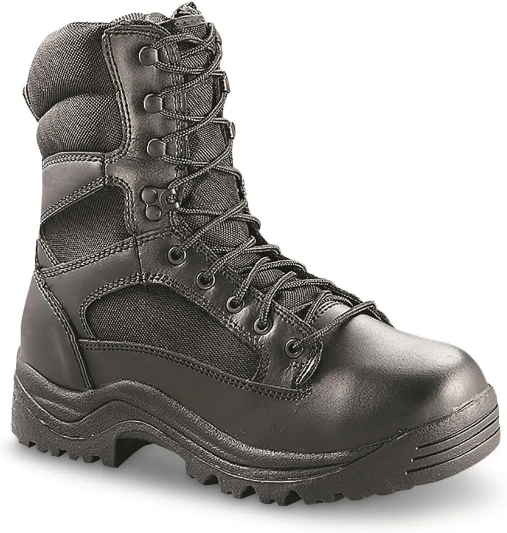 HQ ISSUE Men's Waterproof Classic 8" Side Zip Desert Tactical Boots