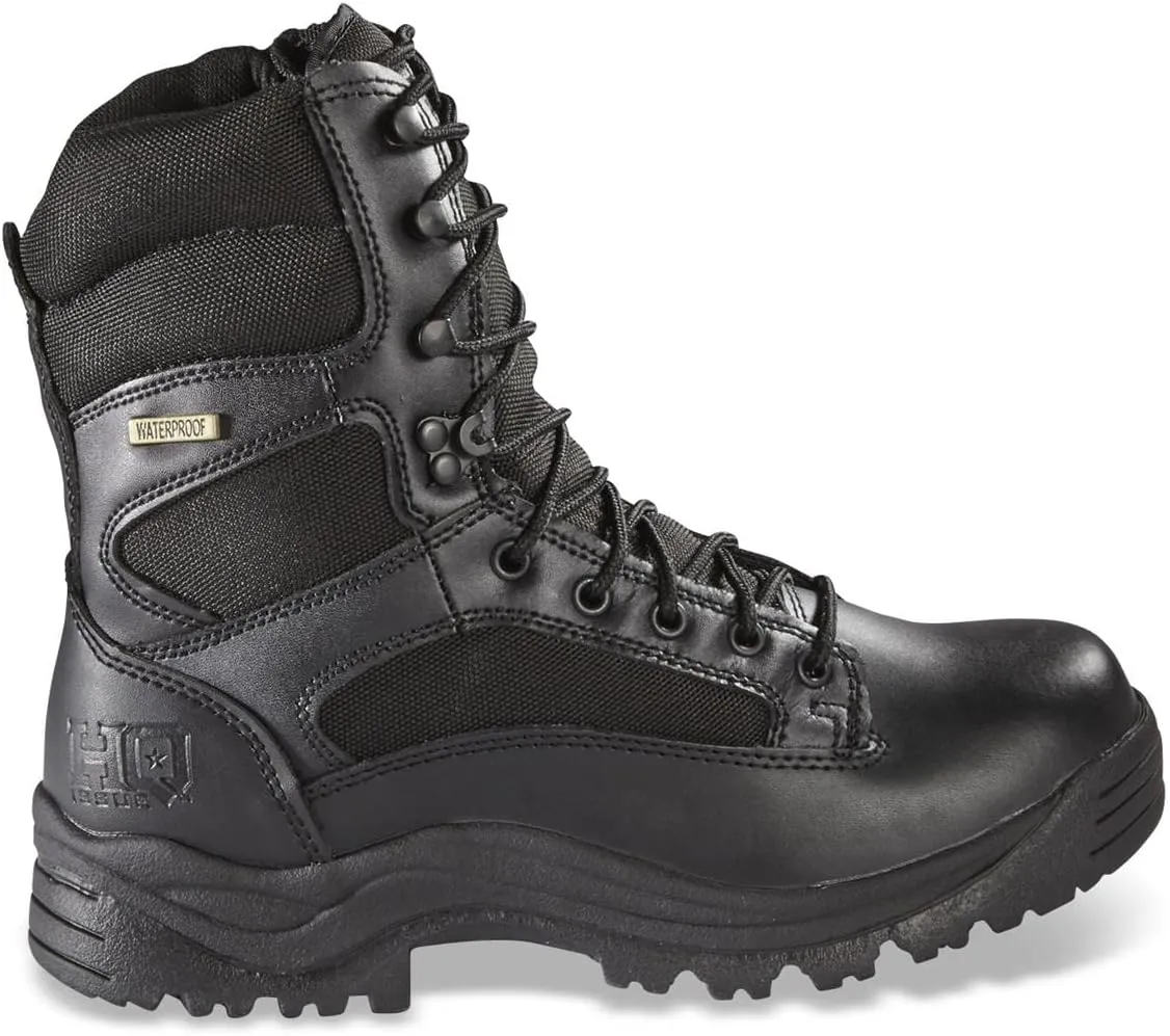 HQ ISSUE Men's Waterproof Classic 8" Side Zip Desert Tactical Boots