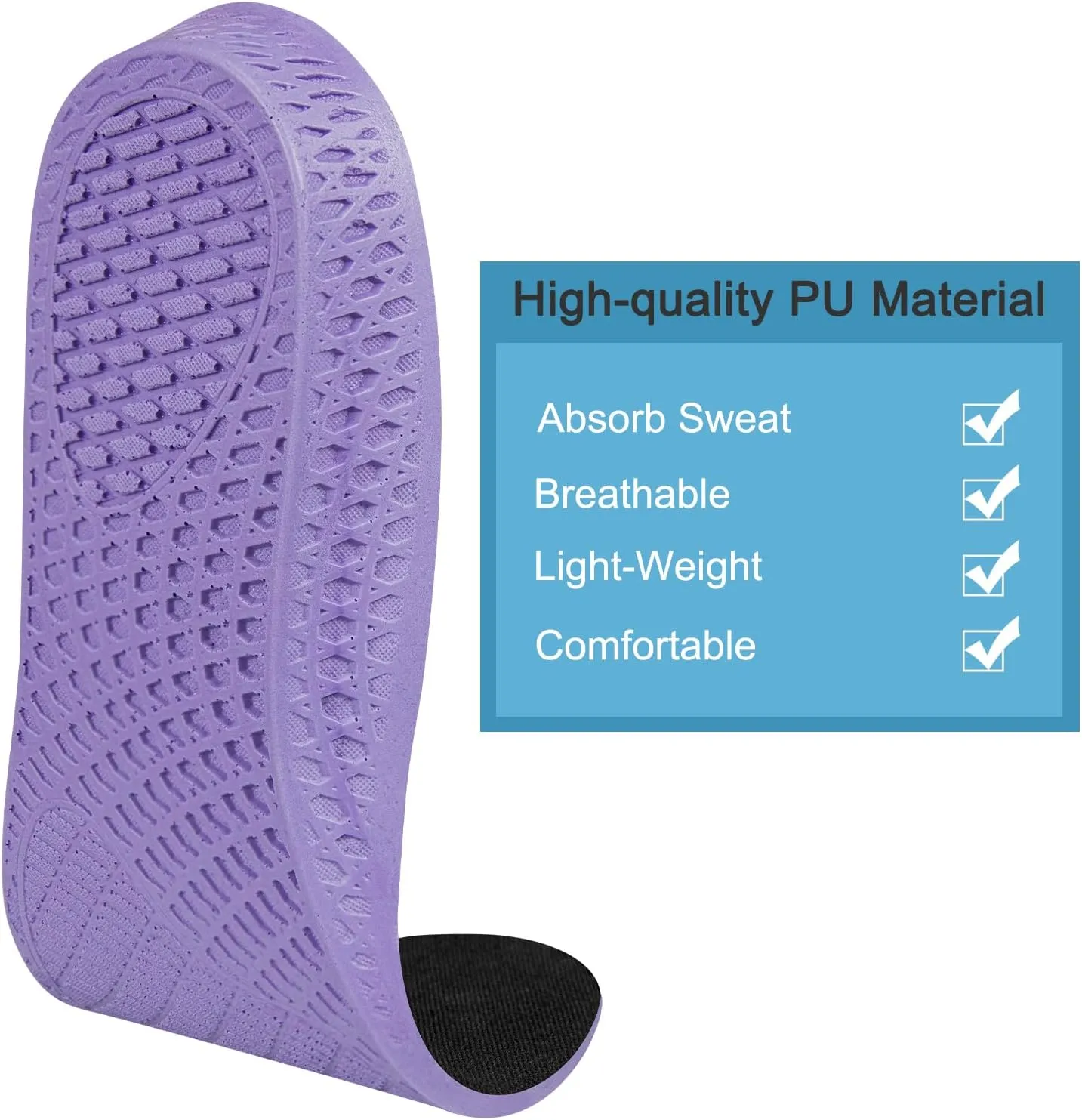 Insoles for Vans Shoes, Replacement Inserts for Men and Women's Skate Sneakers, Cushioned Inner Soles for Comfort and Foot Pain Relief