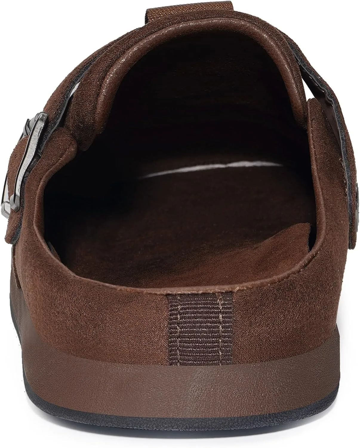 Intini Womens Mens Suede Clogs Leather Mules Slip on Sandals Potato Shoes House Slippers with Arch Support