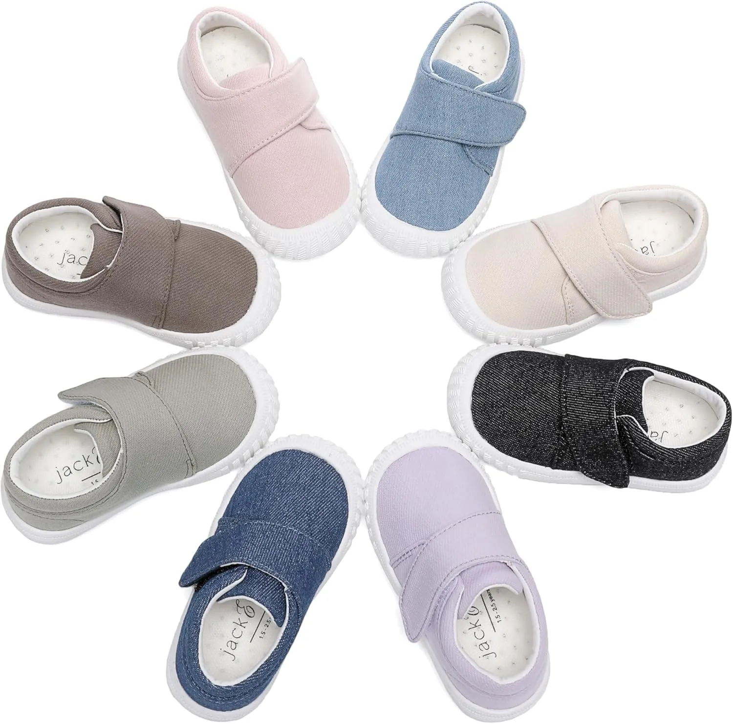 Jack & Lily Comfy Knit Slip-On Sneakers for Babies, Toddlers, and Kids – Lightweight, Non-Slip Rubber Sole Sneakers with Air-Cushioned EVA Insoles – Ideal Walking Shoes for Everyday Fun
