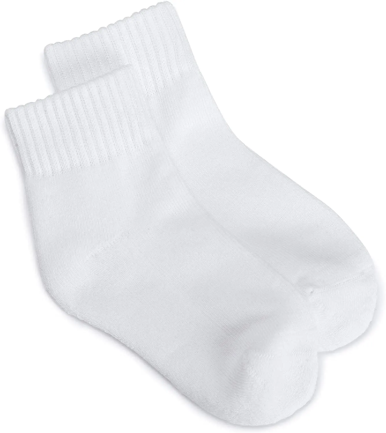 Jefferies Socks Boys Girls School Uniform Seamless Half Cushion Quarter Sport Socks 9 Pair Pack