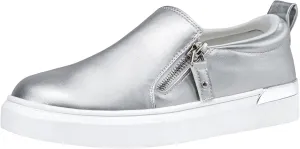 Jeossy Women's Slip On Shoes Casual Fashion Sneakers 8010 Arch Support Loafers for Women with Zipper