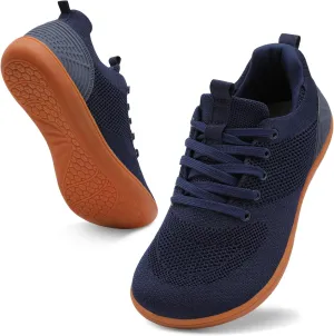 JIASUQI Men's Walking Shoes Wide Toe Sneakers with Arch Support Barefoot Shoes for Men
