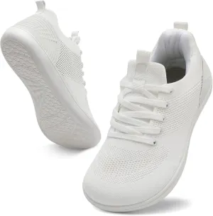 JIASUQI Men's Walking Shoes Wide Toe Sneakers with Arch Support Barefoot Shoes for Men
