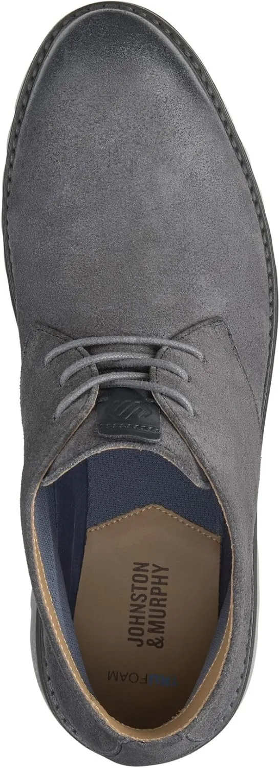 Johnston & Murphy Braydon Chukka Casual Shoes for Men – Leather Boots for Men for Office & Daily Wear