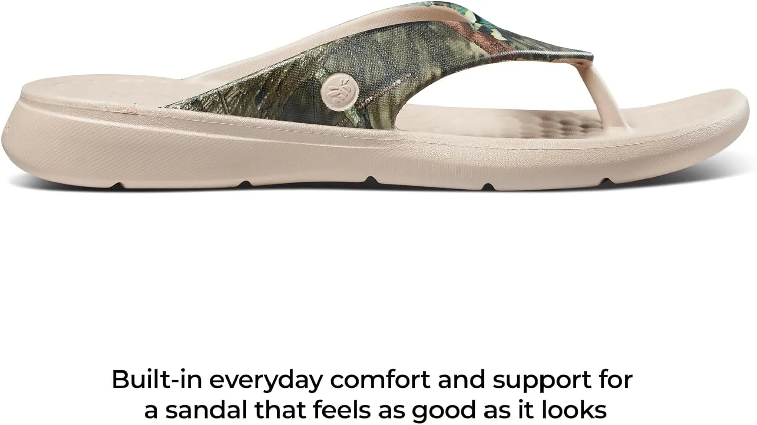 Joybees Mens Casual Flip Flops, Comfortable Thong Sandals with Arch Support for Beach and Pool, Water Friendly