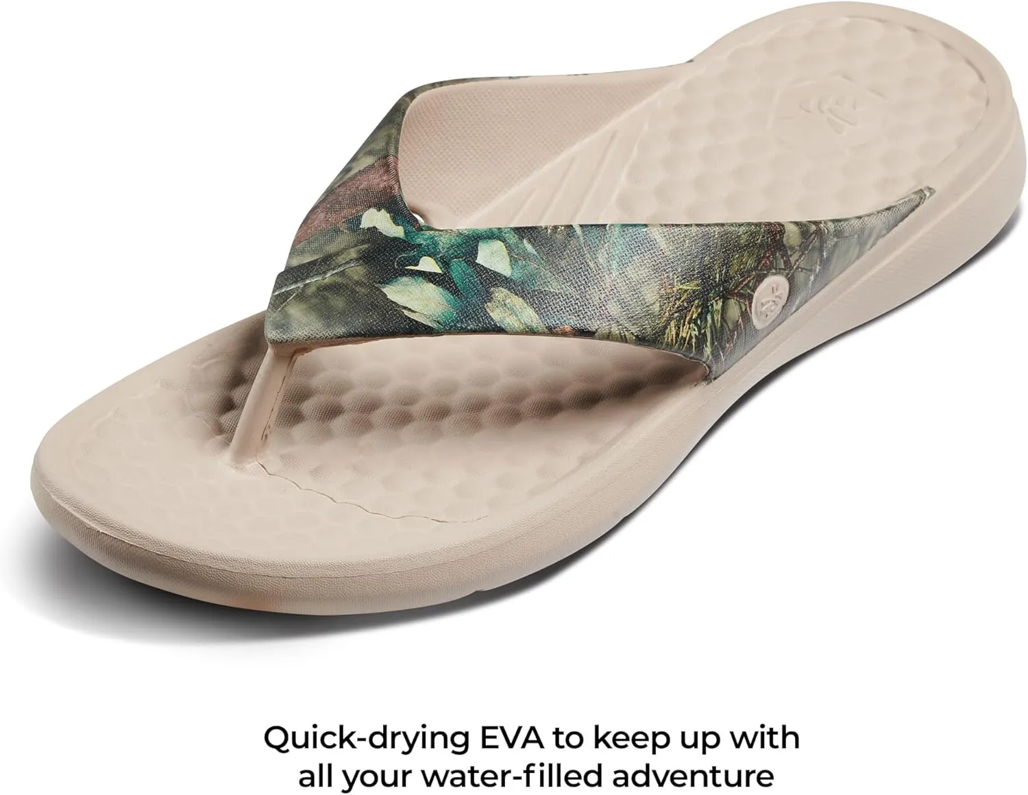 Joybees Mens Casual Flip Flops, Comfortable Thong Sandals with Arch Support for Beach and Pool, Water Friendly