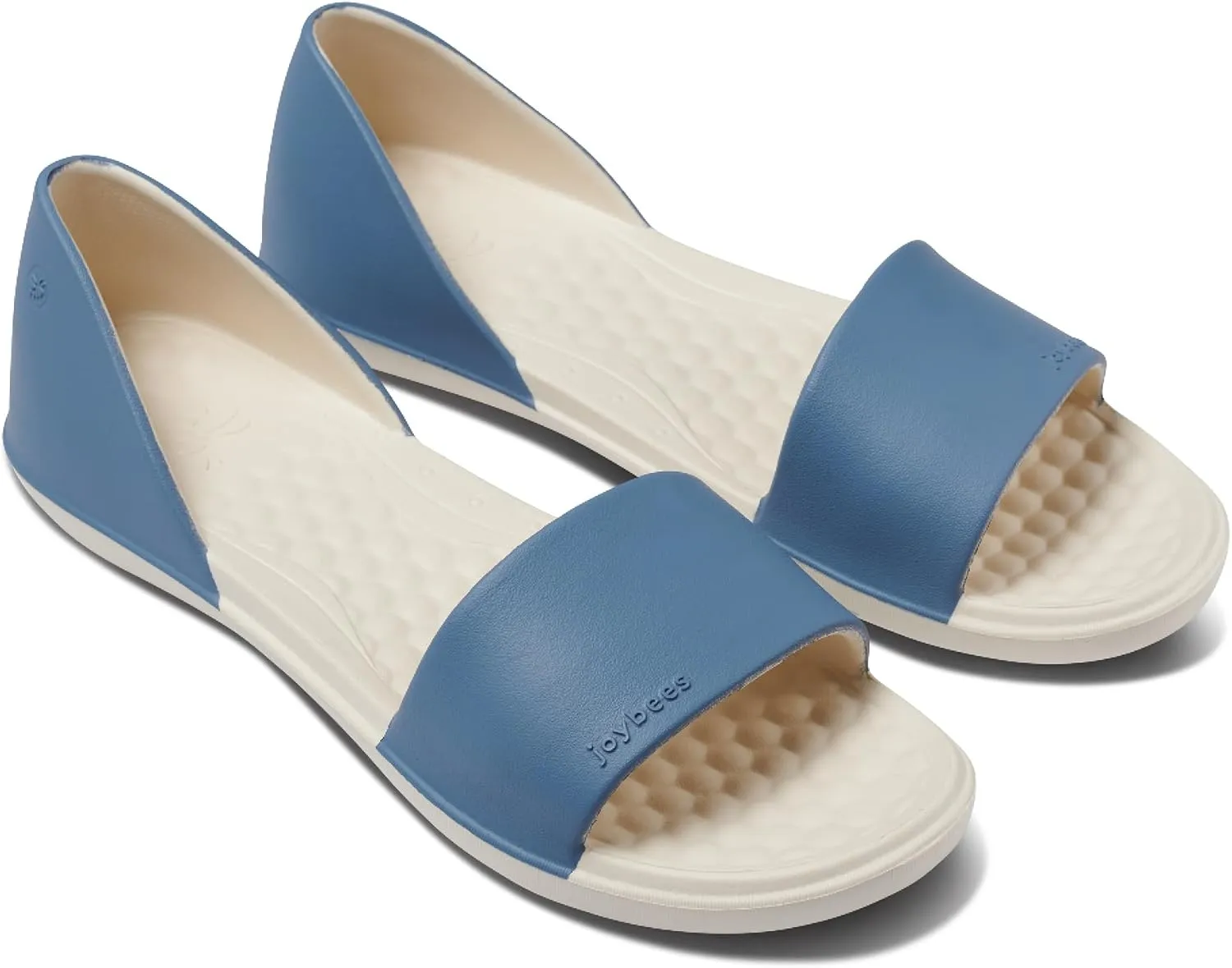 Joybees Women's Friday Flat - Ballet Flats for Women, Cute & Casual Dress Shoes, Comfortable Rubber Foam Sandals for Work, Walking, Waterproof, Non Slip