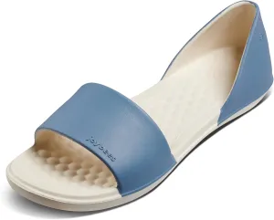 Joybees Women's Friday Flat - Ballet Flats for Women, Cute & Casual Dress Shoes, Comfortable Rubber Foam Sandals for Work, Walking, Waterproof, Non Slip