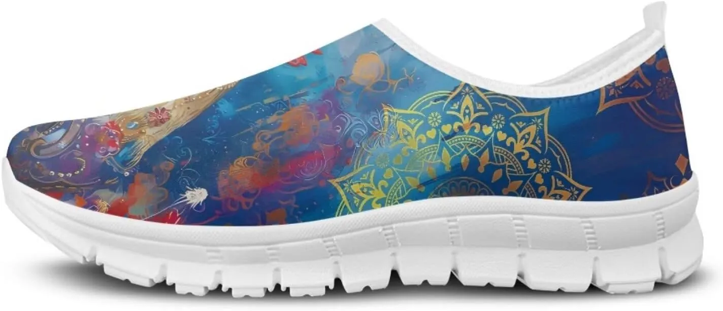 JoyLamoria Slip On Sneakers Unisex Walking Shoes Non Slip Rubber Sole Running Shoes Sneakers Footwear Arch Support
