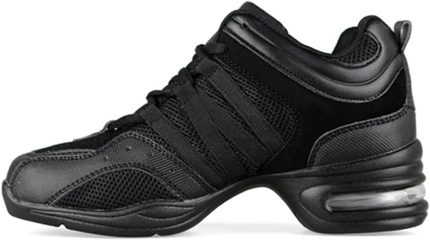 Julymens Women's Jazz Dancing Sneakers Breathable Mesh Lightweight Split Sole Athletic Walking Shoes