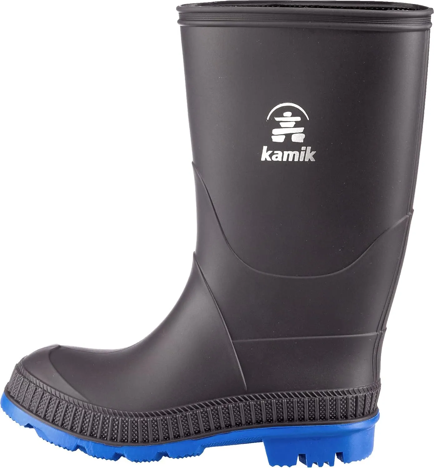 Kamik Kids Stomp Waterproof Rain Boots,Olive,