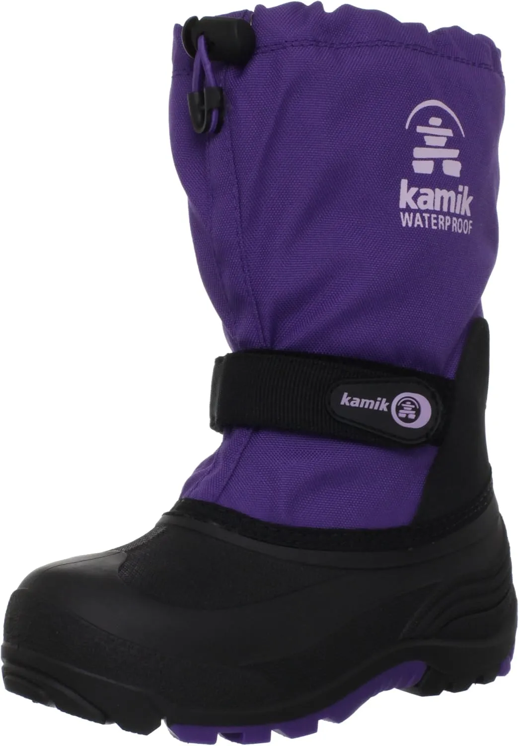 Kamik Kids Waterbug 5, Waterproof Winter Boots,Dark Olive,