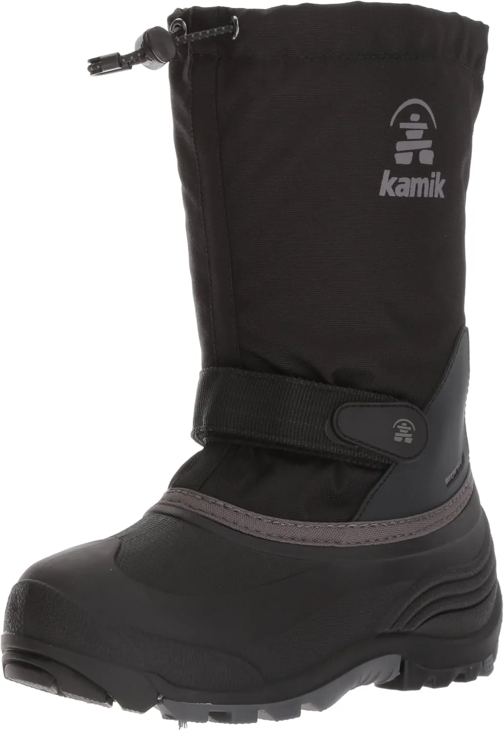 Kamik Kids Waterbug 5, Waterproof Winter Boots,Dark Olive,