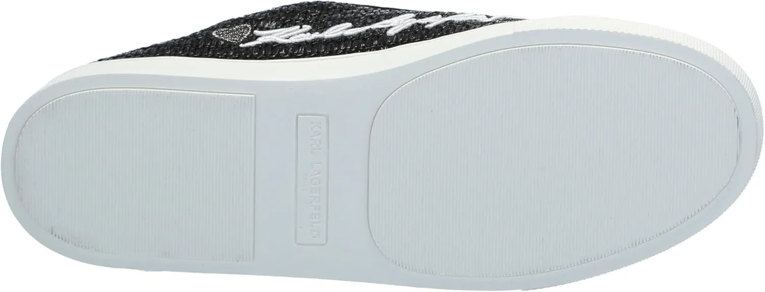 Karl Lagerfeld Paris Women's Cambria Slip on Embellished Sneaker Mule