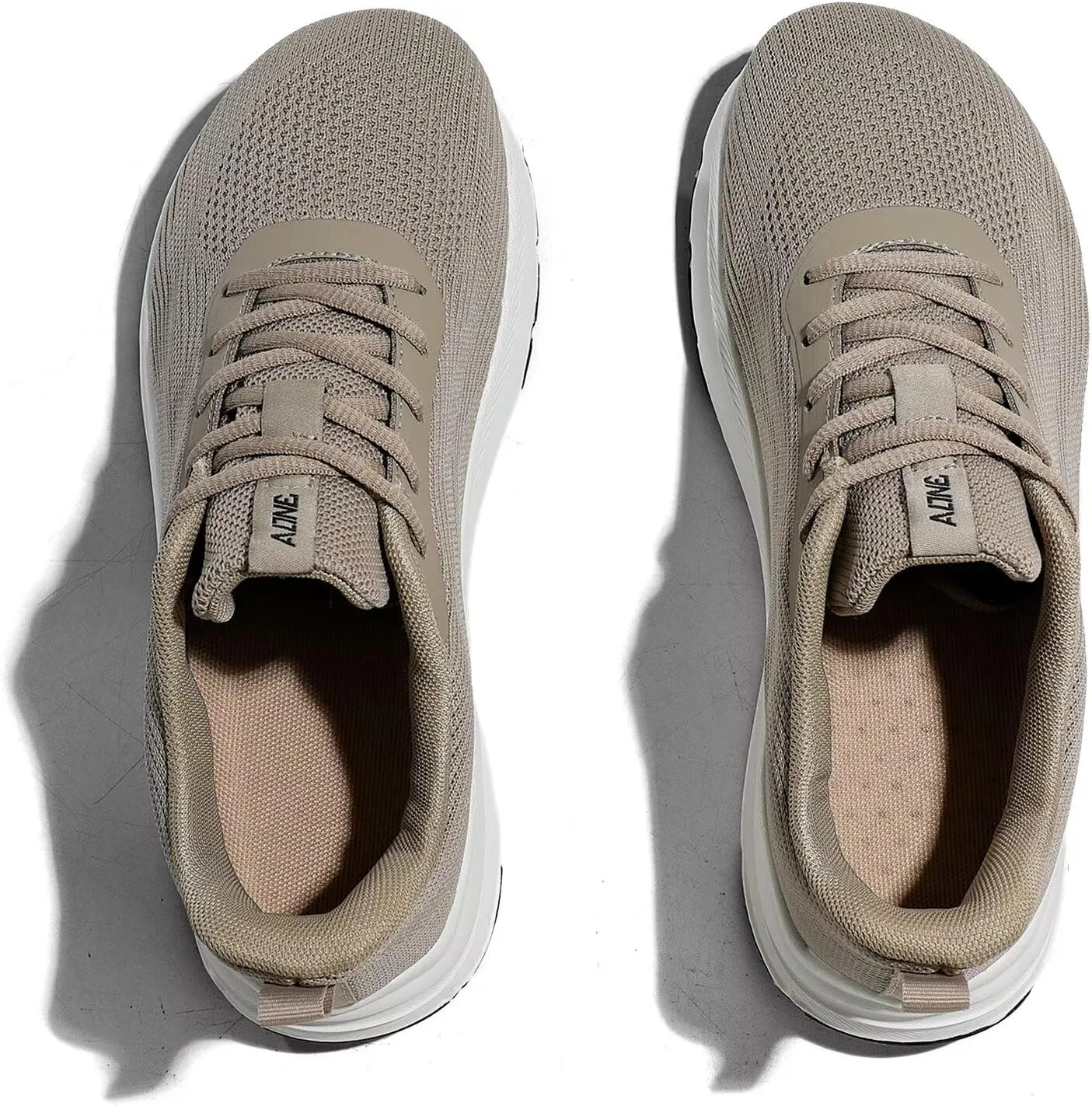 KDN Men's Wide Toe Box Shoes Cushioned Road Running Shoes Non Slip Mens Walking Sneakers for Wide Feet Comfortable Athletic Gym Workout Shoes Wide Width