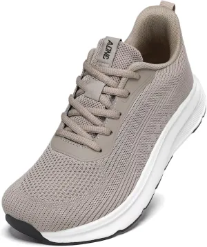 KDN Men's Wide Toe Box Shoes Cushioned Road Running Shoes Non Slip Mens Walking Sneakers for Wide Feet Comfortable Athletic Gym Workout Shoes Wide Width