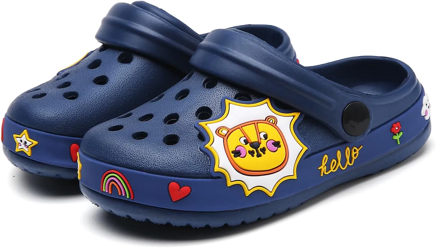 Kid Garden Clogs Slip On Shoes Boys Girls Sandals Cute Cartoon Water Shower Slippers