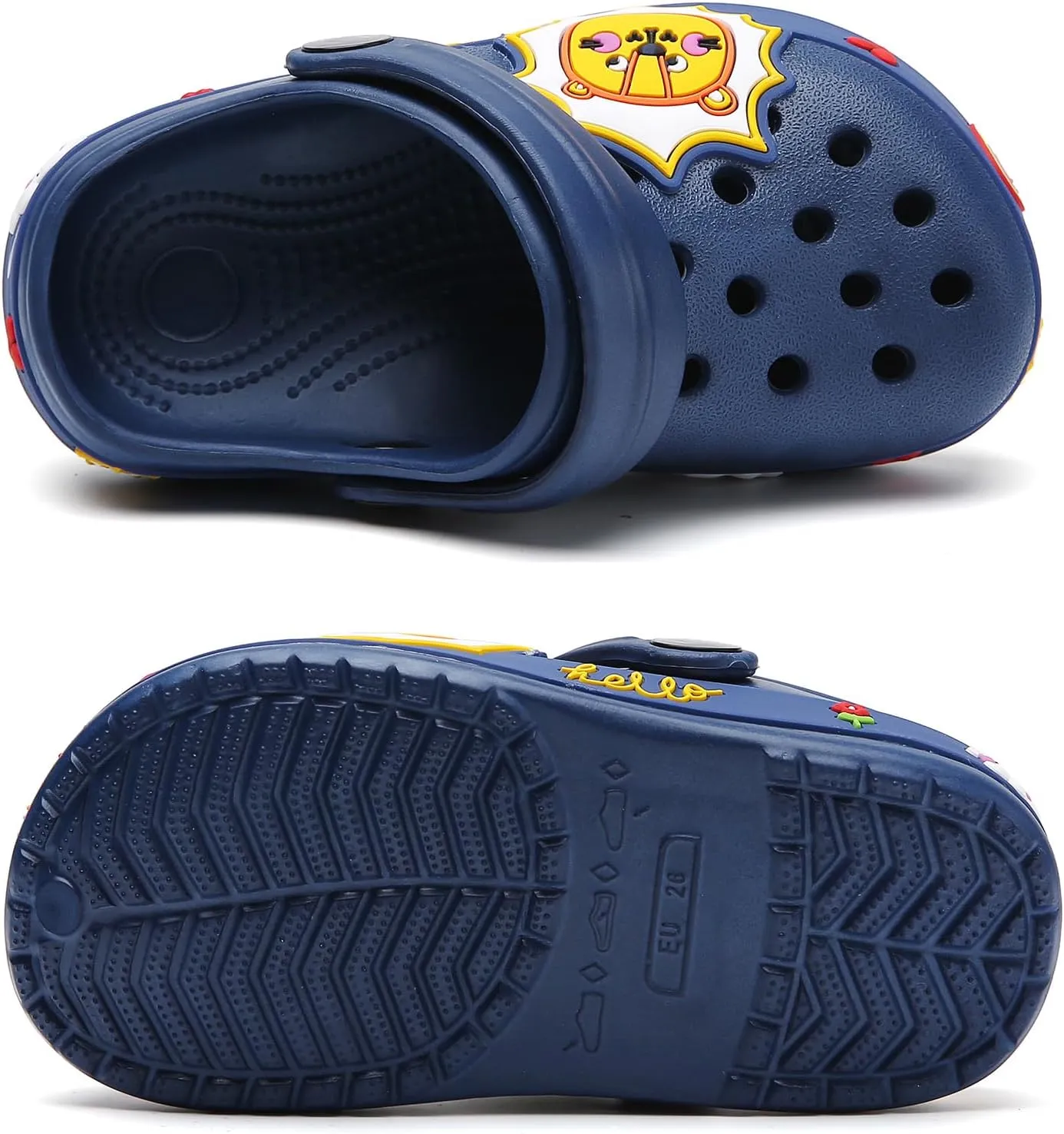 Kid Garden Clogs Slip On Shoes Boys Girls Sandals Cute Cartoon Water Shower Slippers