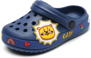 Kid Garden Clogs Slip On Shoes Boys Girls Sandals Cute Cartoon Water Shower Slippers