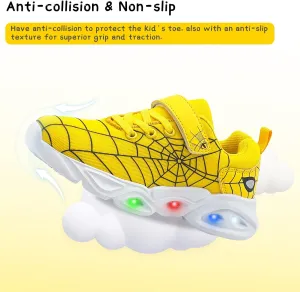 Kids Shoes Toddler Boys Girls Athletic Running Sports Sneakers Non-Slip Lightweight Sneakers Unisex Luminous Sneakers for Toddler/Little Kid