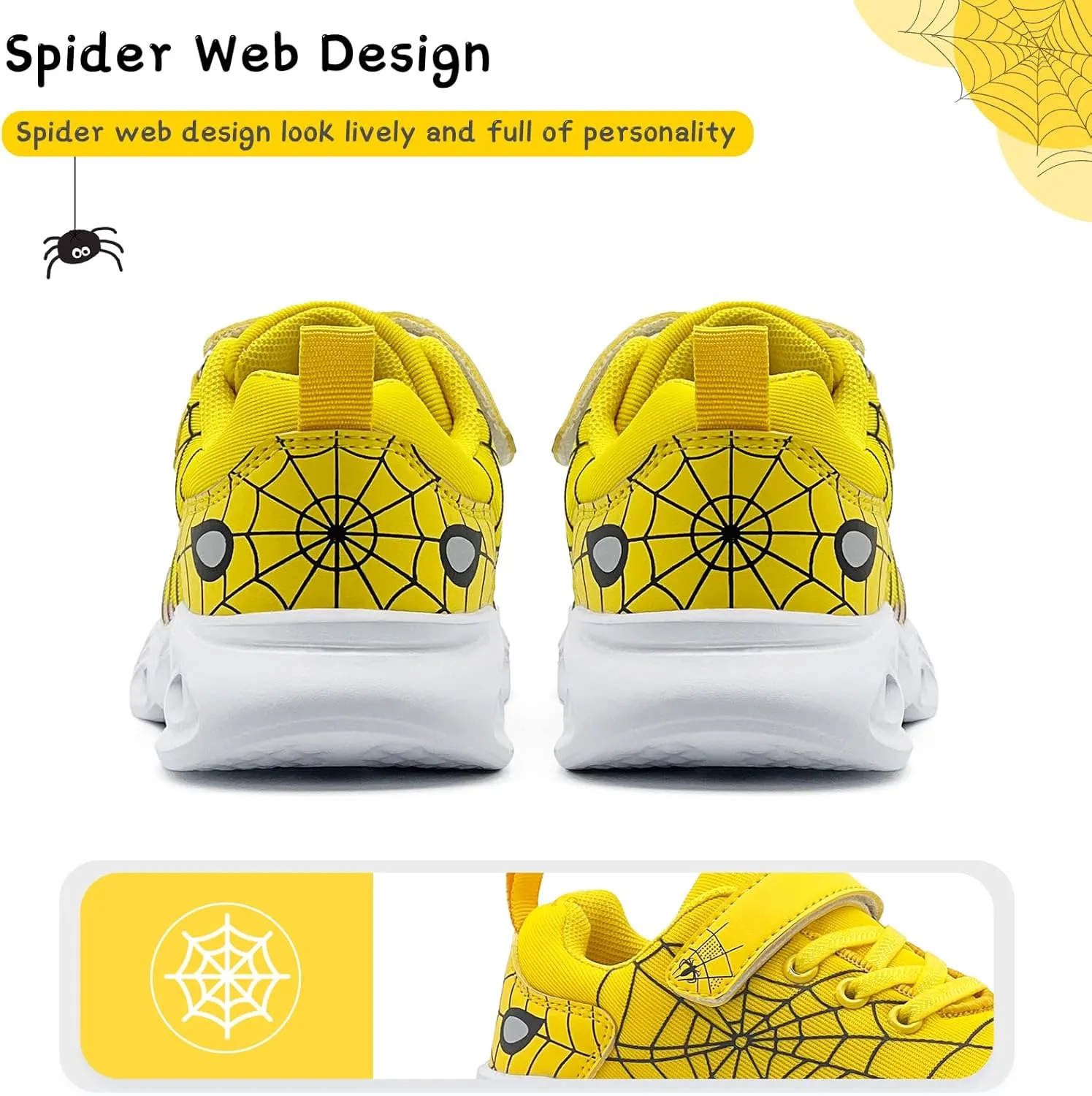 Kids Shoes Toddler Boys Girls Athletic Running Sports Sneakers Non-Slip Lightweight Sneakers Unisex Luminous Sneakers for Toddler/Little Kid