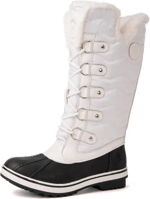 kingshow Women's Globalwin Mid Calf Waterproof Winter Boots Non-Slip Snow Boots For Women