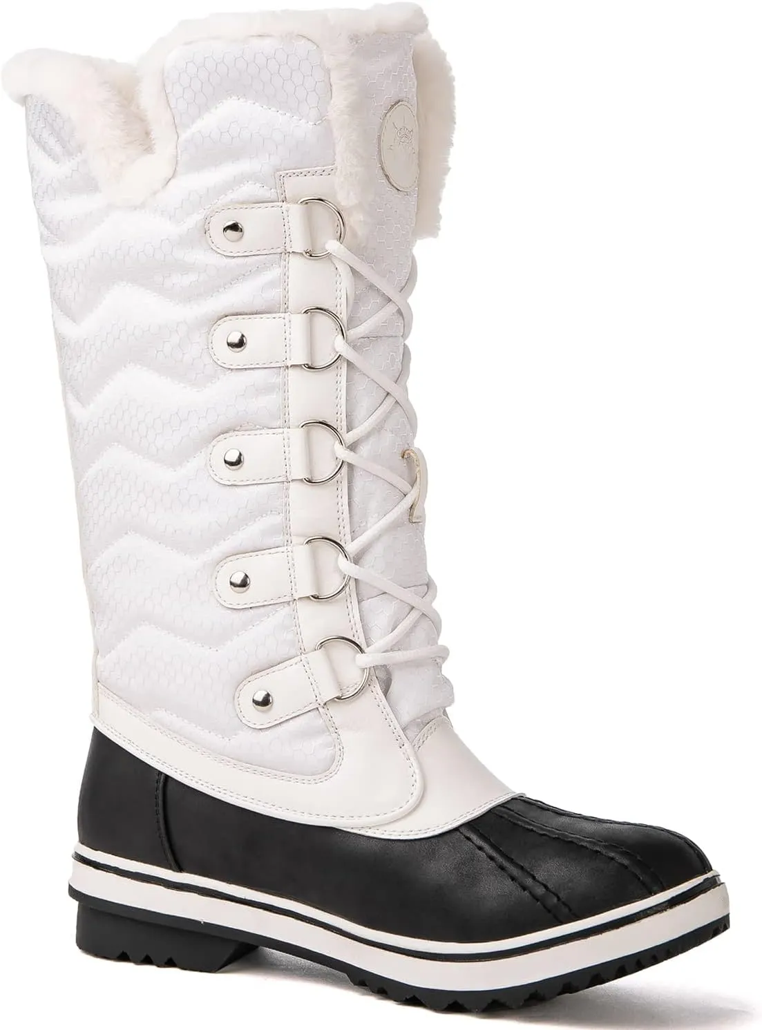 kingshow Women's Globalwin Mid Calf Waterproof Winter Boots Non-Slip Snow Boots For Women