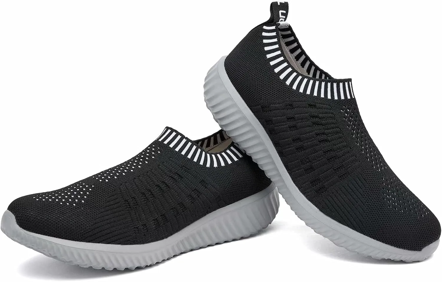 konhill Women's Lightweight Walking Shoes Breathable Slip On Tennis Sneakers Casual Mesh Workout Athletic